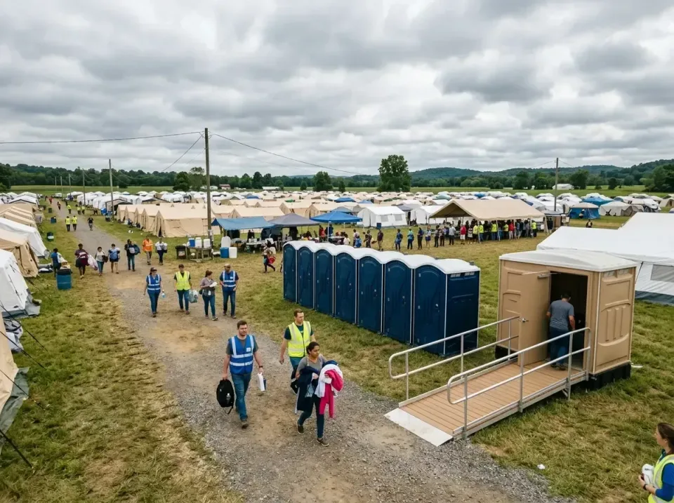 disaster-relief-camp-restrooms-010 — frequently asked questions, Dumpster & Portable Bathrooms Rental in McSwain, CA